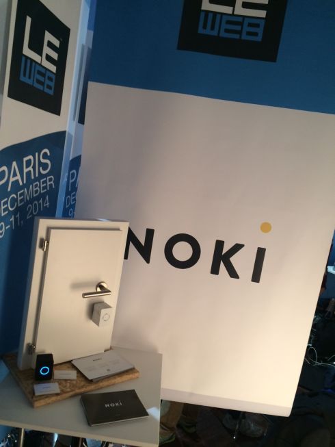 Our booth at the Le Web conference